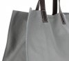 Praktyczne Torebki Skórzane 2 w 1 Shopper z Listonoszką firmy Genuine Leather Szara